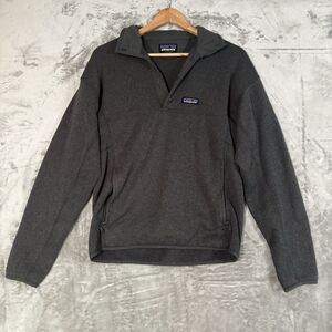 Patagonia Men’s S Gray Lightweight Sweater Marsupial Pullover Fleece Gorpcore